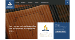 Desktop Screenshot of adventiste.re
