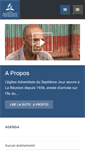 Mobile Screenshot of adventiste.re