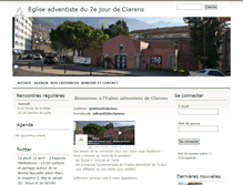Tablet Screenshot of clarens.adventiste.ch