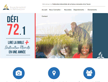 Tablet Screenshot of adventiste.ch