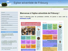 Tablet Screenshot of fribourg.adventiste.ch