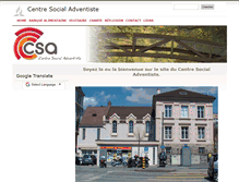 Tablet Screenshot of centresocial.adventiste.ch