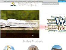 Tablet Screenshot of adventiste.lu