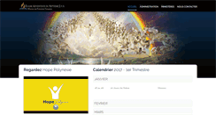 Desktop Screenshot of adventiste.pf